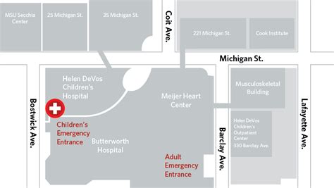 Butterworth Hospital Map Floor Plan