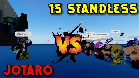 YBA 15 Standless VS Jotaro Boss YouTube