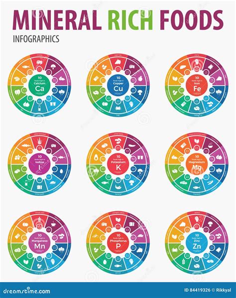 Infographics With Foods Helpful For Male Reproductive System Cartoon