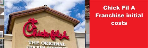 Chick Fil A Franchise Costs Startup Rate The Preliminary By