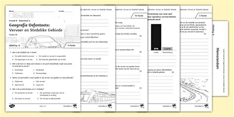 Graad 8 Geografie: Vervoer en Stedelike Gebiede Kwartaal 4