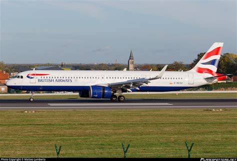 G NEOU British Airways Airbus A321 251NX Photo By Matteo Lamberts ID