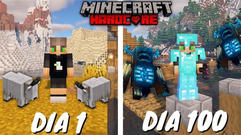 Eu Sobrevivi 100 Dias No HARDCORE MINECRAFT 1 19 YouTube