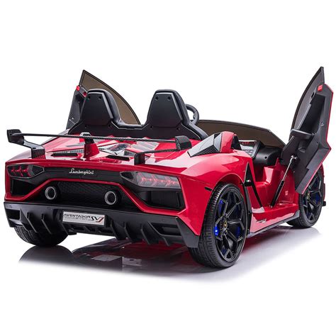 Lamborghini Aventador SVJ 24V Kids Ride-On Car with R/C Parental Remot