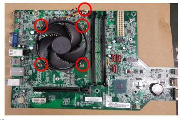 How To Remove The Motherboard From The Aspire Xc Acer Community