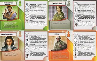 Pandemic Character Roles Board Game Expansion Promo Z Man Games New Ebay