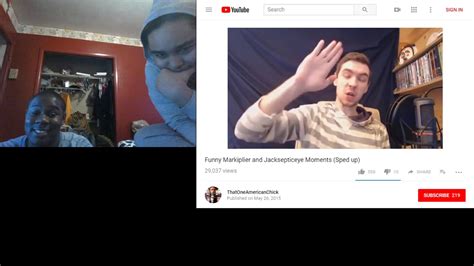 Live Reaction Funny Markiplier And Jacksepticeye Moments Sped Up Youtube