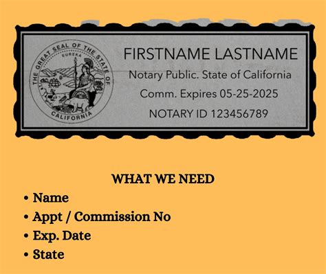 Custom Virtual Notary Stamp Virtual Notary Public Seal Virtual Notary