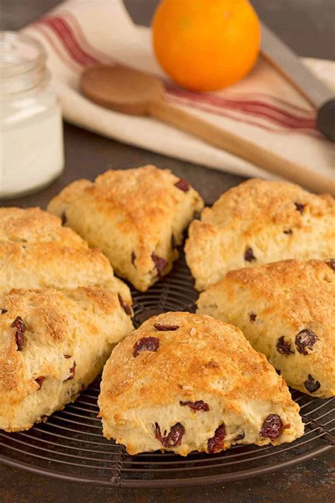 Cranberry Orange Scones Recipe - MyGourmetConnection