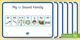 Sound Families Word Mat Teacher Made