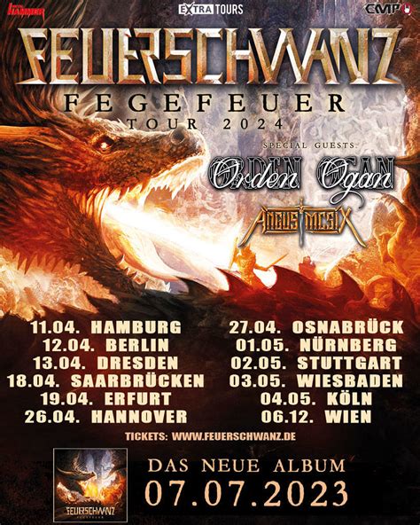 Feuerschwanz Live Tour Tickets Termine St Dte