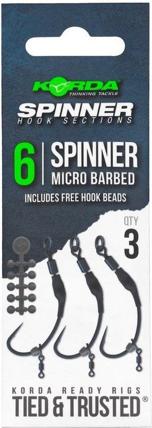 Korda Spinner Hook Sections Spinner 6 Bol