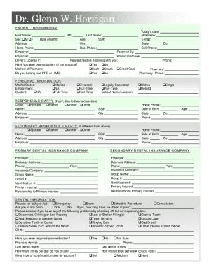 Fillable Online Patient Medical History Fillable Form Fax Email Print