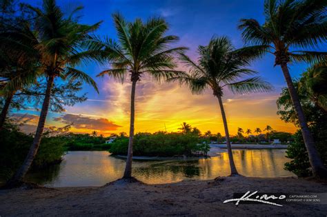 Sunset Serenity At Jupiter Inlet Royal Stock Photo