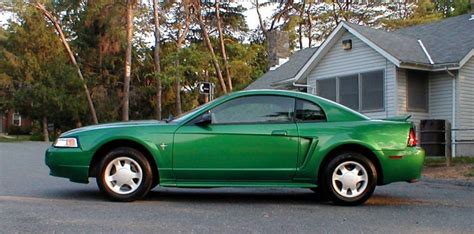 Electric Green Ford Mustang