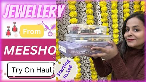 Huge Meesho Jewellery Set Haul Starting At 145 Meesho Wedding