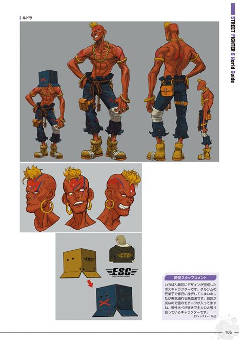 Concept Art Of Sf6 World Tour Characters From The Street Fighter 6