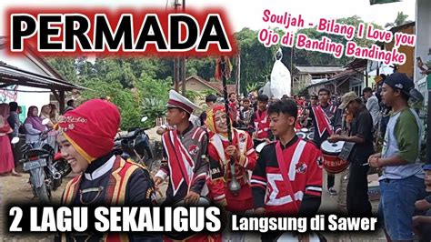 Wow Drumband Permada Atraksi Lagu Sekaligus Langsung Di Sawer