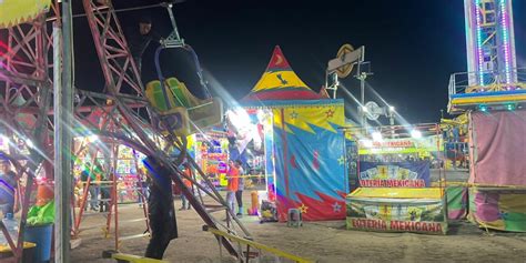 Tres heridos en falla de juego mecánico en las Fiestas del Sol PoderMX