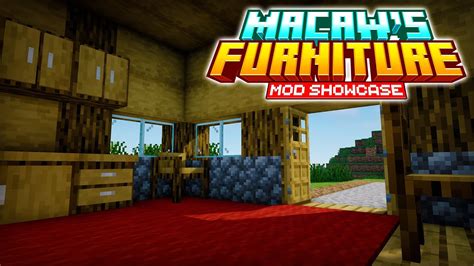 Minecraft MACAW S FURNITURE MOD Minecraft Mods Showcase 1 21 YouTube