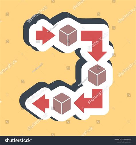 Sticker Use Fifo System Packaging Symbol Stock Vector Royalty Free