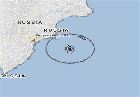 Terremoto Russia Scossa Di Magnitudo A Petropavlovsk Kamchatsky