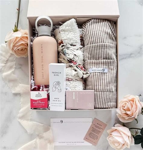 Postpartum Recovery T Box New Mom Care Package — Nurtured 9 In 2024 New Mom T Basket