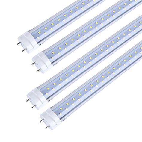 Trlife T Led Light Tubes Ft W K Cool White Ft Led Light Bulbs