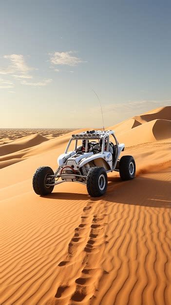 Buggy De Las Dunas Del Desierto Navegando A Trav S De Dunas De Arena