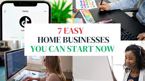 Easy Home Based Businesses That You Can Start Right Now Youtube