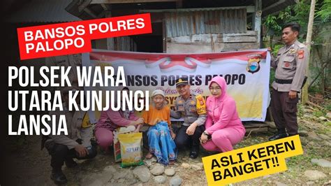 Perkuat Bansos Untuk Tekan Kemiskinan Ekstrem Polsek Wara Utara