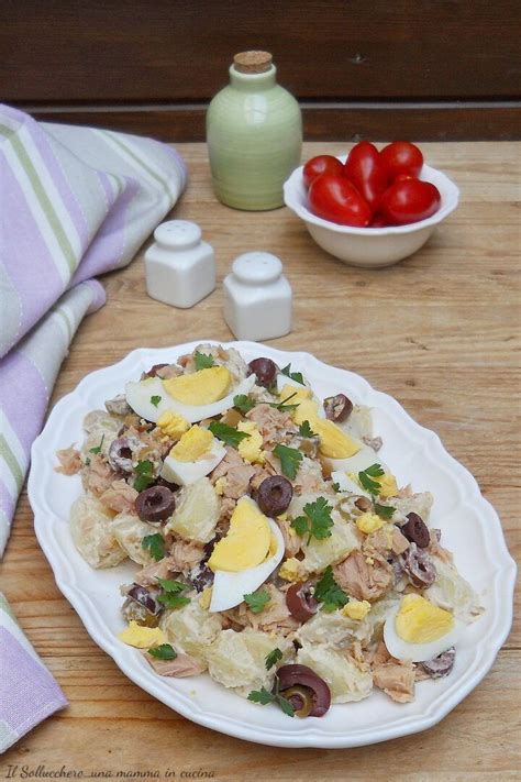 INSALATA DI PATATE TONNATE Ricetta Ricca Con Uova Tonno E Olive