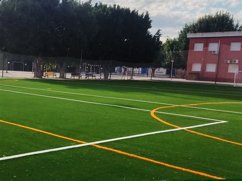 Obras De Remodelaci N Del Campo De F Tbol Del Colegio Newton En Elche