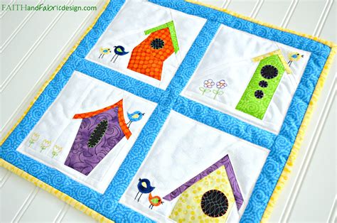 Pattern For The Birds Bird House Quilt Faith And Fabric