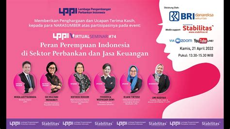 Lppi Virtual Seminar Peran Perempuan Indonesia Di Sektor