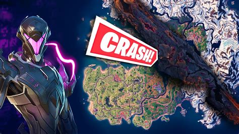 Mothership Crashes Into Fortnite Chapter Map Concept Youtube