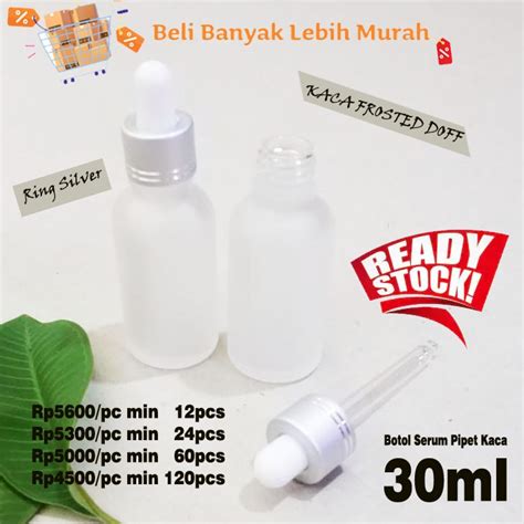 Jual Botol Serum Kaca Doff Botol Serum Pipet Kaca Ml Botol Kaca Serum