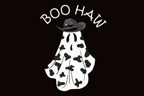 Ghost Cowboy Png Boo Haw Png Spooky Png Graphic By Mp Digital Art