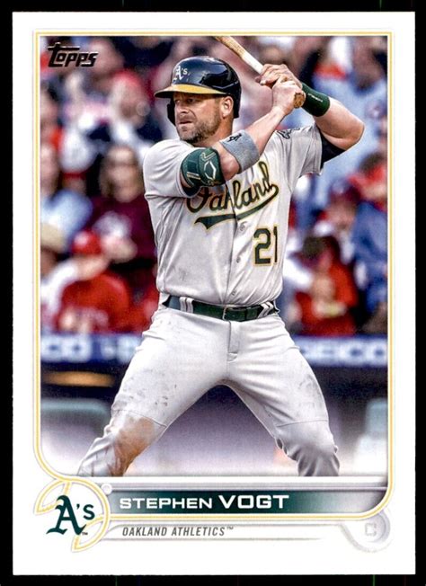 2022 TOPPS UPDATE US260 STEPHEN VOGT OAKLAND ATHLETICS EBay