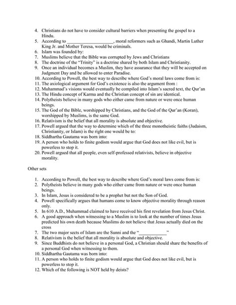 RLGN 104 Quiz 5 Religious Worldviews Liberty Homeworksimple Docx