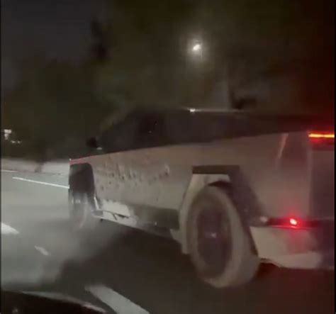 Tesla Cybertruck Gets Riddled By Tommy Gun Proves Bulletproof