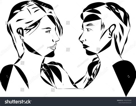 Asian Couple Valentine Girl Side View Over 1 Royalty Free Licensable Stock Vectors And Vector Art