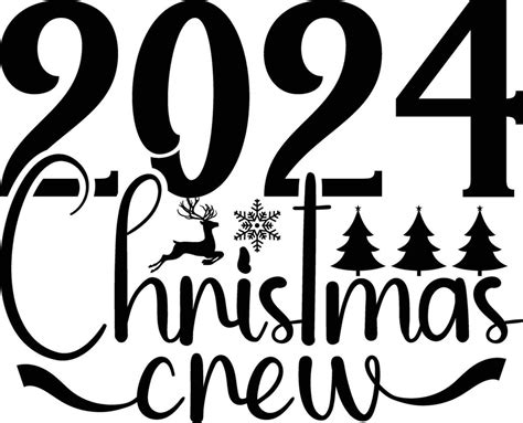 2024 Christmas crew Graphic designs 27422457 Vector Art at Vecteezy