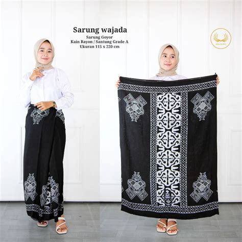 Jual Sarung Santriwati Motif Batik Terbaru Merk Wajada Terlaris