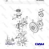 Volvo Penta MD2030B MD2030 Crank Mechanism DAM Marine