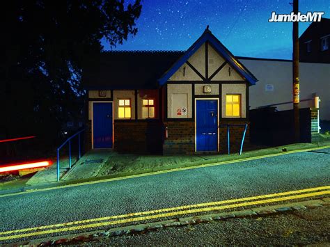 Free Images Night Photography Blue House Home Yellow Property