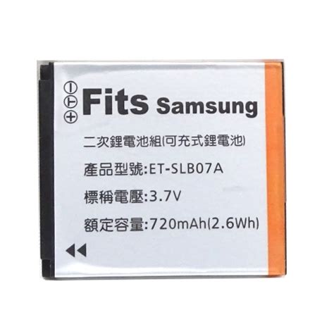 Samsung Slb 07a 鋰電池 副廠電池slb07a充電器 三星 Tl100 Tl220 ~ 富豪相機 蝦皮購物