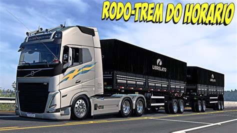 Muita Press O No Volvo Fh No Rodo Trem Terminando A Viagem Ets