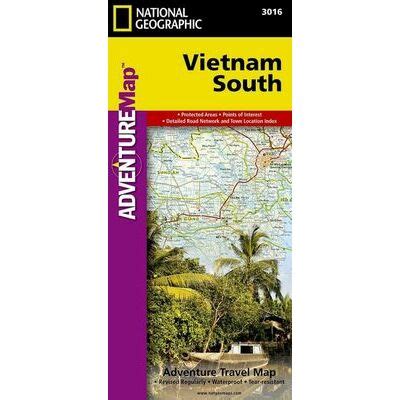 National Geographic Wegenkaart Vietnam Zuid Adventure Map Zwerfkei Nl