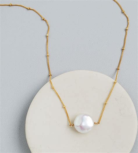 CELESTE coin pearl necklace - Carrie Whelan Designs